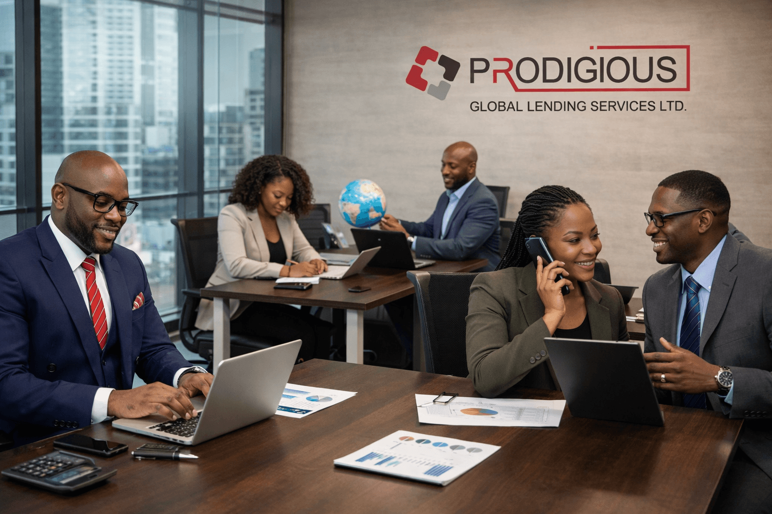 group of people have a meeting